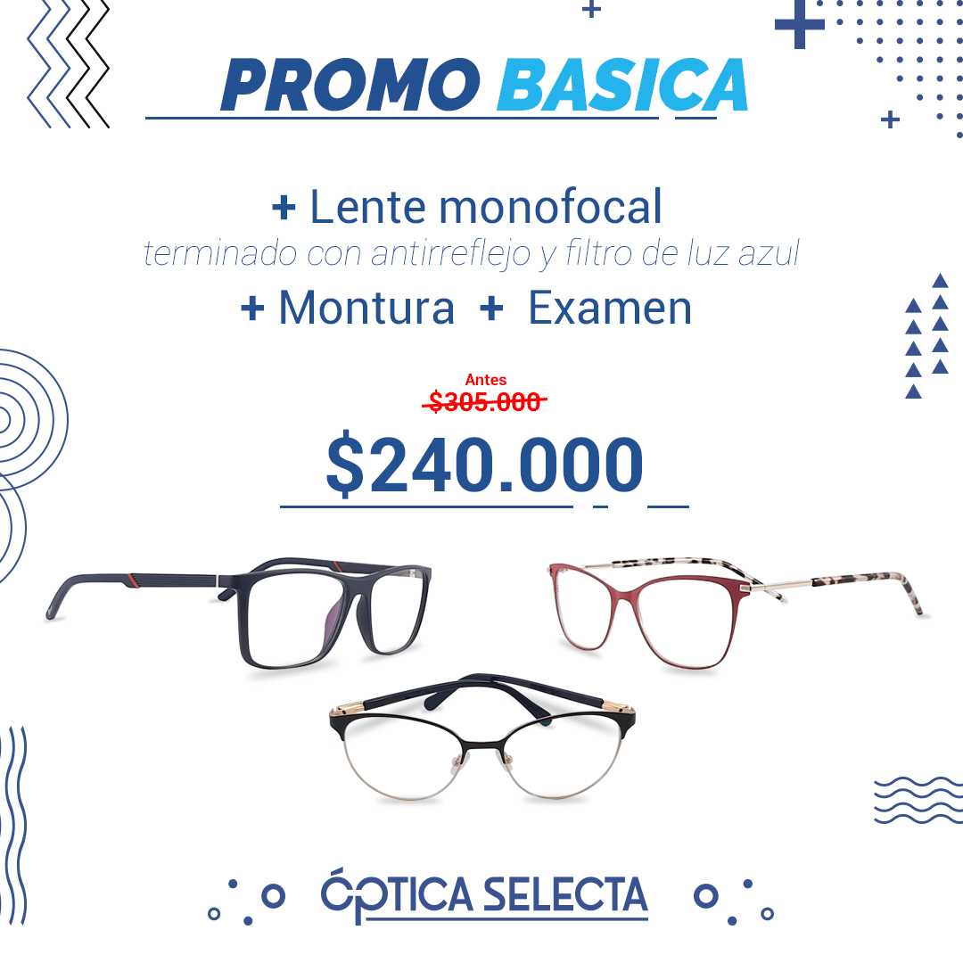 Gafas y de Examen visual - Optica Selecta Bucaramanga